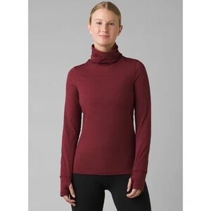 prAna Ice Flow Long Sleeve Turtleneck Baselayer Top - Women’s XS